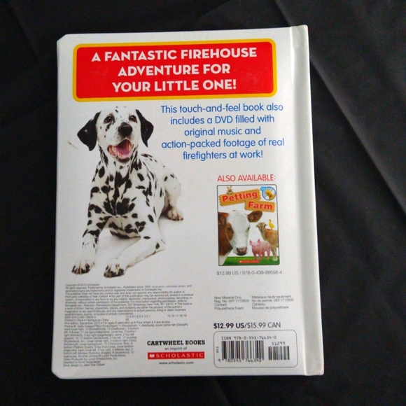 Let's Go to the Firehouse Book w/ DVD - Picture 2 of 5